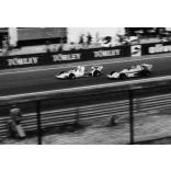 Easter futam a Hungaroring első évében, Mogyoród, versenyautó, Olivetti, Törley reklám, Forma 1 pálya, jármű, közlekedés, szocializmus, 1986, 1980-as évek, Eredeti fotó, papírkép.  