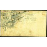 Nagyobb méret, Kossak József műterme, Temesvár (Erdély), elegáns pár ünneplő ruhában, bajusz, óralánc, monarchia, 1890-es évek, Eredeti kabinetfotó, vágott szélekkel. 