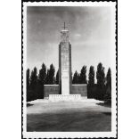 Hősök oltára, Rákoskeresztúr (Budapest), új háborús emlékmű, Horthy-korszak, 1933, 1930-as évek, Eredeti fotó, papírkép.  