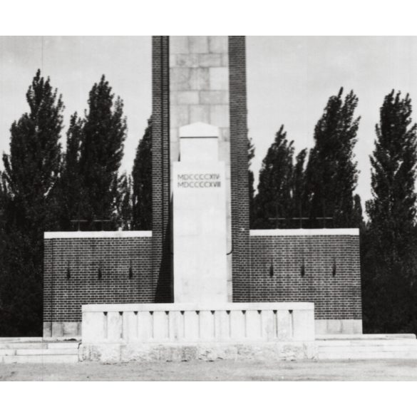 Hősök oltára, Rákoskeresztúr (Budapest), új háborús emlékmű, Horthy-korszak, 1933, 1930-as évek, Eredeti fotó, papírkép.  