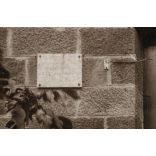 Úri társaság a menedékháznál, Dobogókő, Eötvös Lóránd Menedékház, dr Téry Ödön emléktábla, túra, kirándulás, Horthy-korszak, 1930-as évek, Eredeti fotó, papírkép.  