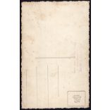 Ruzsits Endre műterme, Pécs, férfi katona (folyamőr?) egyenruhában, bajonett, karóra, fegyver, Horthy-korszak, 1920-as évek, Eredeti fotó, pecséttel jelzett papírkép.  