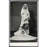 Rákos fotó, Budapest, gyönyörű menyasszony, esküvő, virág, ünnep, Horthy-korszak, 1943, 1940-es évek, Eredeti fotó, papírkép.  