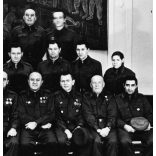 Munkásőrök egyenruhában, kitüntetésekkel, szocializmus, 1970-es évek, Eredeti fotó, papírkép. 