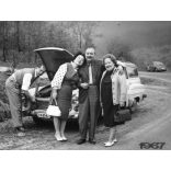 Kirándulás Wartburg kombi személygépkocsival, autó, jármű, közlekedés, szocializmus, Volkswagen, 1960-as évek, Eredeti fotó,  papírkép.