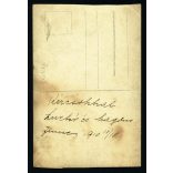 Popp L. (?) fotográfus, Fiume, gyerekek (Lurkó és Magdus) triciklin, játék, jármű, közlekedés, monarchia, 1910, 1910-es évek, Eredeti hátulján feliratozott fotó, papírkép.   