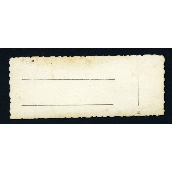 „Boldog Ujévet kiván Fábián Endre Postakézbesítő”, Tiszabecs, posta, postás, egyenruha, helytörténet, Horthy-korszak, 1930-as évek, Eredeti fotó, papírkép, egyedi üdvözlőkártya.   