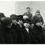 Posfay Andor művészi fényképész, Kispest, központi református templom, harangszentelés, cserkész, egyház, vallás, ünnep, helytörténet, 1928. október 20, Horthy-korszak, 1920-as évek, Eredeti pecséttel jelzett fotó, papírkép, hátulján feliratozva.