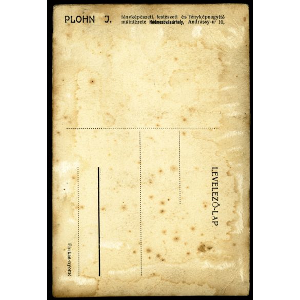 Plohn József műterme, Hódmezővásárhely, magyar katona egyenruhában, kard, 1. világháború, helytörténet, monarchia, 1910-es évek, Eredeti fotó, jelzett papírkép.  