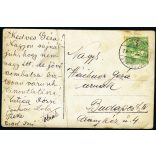 Elegáns nő gyerekekkel, Rácalmás, nyaralók, kalap, üdülőhely, helytörténet, monarchia, 1913, 1910-es évek, Eredeti fotó, hátulján feliratozott papírkép.  