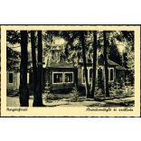 Strandvendéglő és szálloda, Hargitafürdő, Erdély, étterem, vendéglátás,  Horthy-korszak, helytörténet, 1940-es évek, Eredeti képeslap fotó, papírkép.   