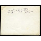 A II. zászlóalj, olasz front (?), Isonzó (?), 1. világháború, fegyver, egyenruha, monarchia, 1917. III. 21, 1910-es évek, Eredeti fotó, papírkép, hátulján feliratozott.  