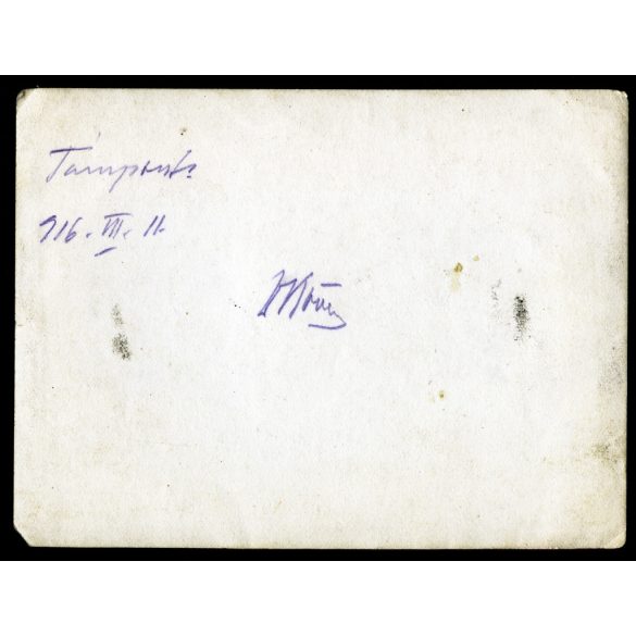 Magyar és német katonák fedezékben, kutyával, Sokola (Falkenberg) Lengyelország,  egyenruha, 1. világháború, monarchia, 1916. március 11, 1910-es évek, Eredeti fotó, papírkép, elején-hátulján feliratozva.  