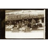 Reklámfelirat a Millenáris sportpálya lelátóján, Budapest, Zugló, „Lucifer” mindig nyer, Automobil és Pneumatik Rt reklámja, kerékpársport, jármű, közlekedés,  helytörténet, Horthy-korszak, 1920-as évek, Eredeti fotó, papírkép, hátulja foltos. méret 