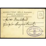 Keresztény Béla fényképész, Budapest, Rákosi Iparos Dal- és Önképző Egylet ünnepsége, zászló, zene, leventék, helytörténet, Horthy-korszak, 1930-as évek, Eredeti fotó, papírkép, hátulja feliratozott, pecséttel jelzett. 