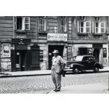 Kapisztory-ház, Budapest, Fő utca Pala utca sarok, gr. Károlyi Imre Tejüzem, üzlet, kirakat, jármű, közlekedés, Víziváros,  helytörténet, 1930-as évek, Eredeti fotó, papírkép.   