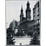 Magyar Ortodox Katedrális, Budapest, Lipótváros, Petőfi szobor, Belváros, egyház, vallás,  Horthy-korszak, helytörténet, 1930-as évek, Eredeti fotó, papírkép.   