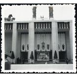 Ünnepi oltár, Budapest, Eucharisztikus-világkongresszus, Hősök tere, Városliget, ünnep, egyház, vallás,  Horthy-korszak, helytörténet, 1938, 1930-as évek, Eredeti fotó, papírkép.  