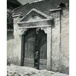 Régi tabáni kapubejáró, Budapest, utcarészlet, Bocskai tér 2-es szám, Tabán,  Horthy-korszak, helytörténet, 1930-as évek, Eredeti fotó, papírkép.  