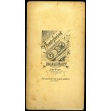 Nagyobb méret, Dunky fivérek műterme, Kolozsvár, Erdély, Papp Tivadar örmény katolikus pap portréja, egyház, vallás, ismert,  monarchia, 1880-as évek, Eredeti kabinetfotó.  