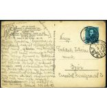 Nagyvendéglő a Kéményseprőhöz. Budapest, Aréna út 106, Városliget, kocsma, vendéglátás, kerthelyiség, , 1930-as évek, Horthy-korszak, Eredeti képeslap fotó, hátulján feliratozott papírkép.   