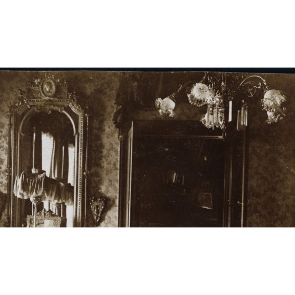 Kun Bertalan és felesége csáthi Szabó Margit, Miskolc, polgári lakásbelső,  1900-as évek, monarchia, helytörténet, Eredeti fotó, hátulján feliratozott papírkép.   méret megközelítőleg (centiméterben): 8 x 11 Használt! Eredeti nagyítás! Nem reprint, n