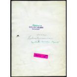 Nagyobb méret, Szőllősy Kálmán fotóművész jelzett fotója, Budapest, Egyetemi Klinika, „Orvosi laboratóriumban”, orvos, ápolónő, zsáner,  Horthy-korszak 1930-as évek, Eredeti fotó, hátulján feliratozott pecséttel jelzett papírkép.   