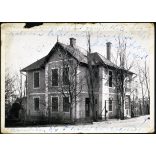 Dr. Bedő nyaraló, Balatonalmádi, Baross Gábor utca 39, Balaton, helytörténet, utcakép, 1930-as évek, Horthy-korszak, Eredeti képeslap fotó, papírkép, szélei sérültek.  