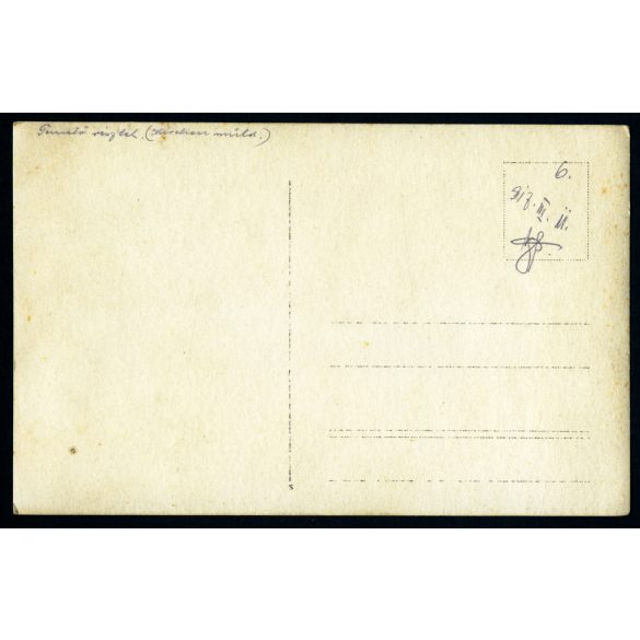 Magyar katonai temető valahol Oroszországban (?), Galícia (?), 1. világháború, 1917, 1910-es évek, monarchia, Eredeti fotó, hátulján feliratozott papírkép.  