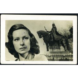   Angelo műterem, Muráti Lili színésznő portréja, színház, művész, film, színész, Horthy-korszak, 1940-es évek, Eredeti fotó, papírkép, Rákosi kiadó.