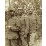 Tábori posta 622, Virágh János (1. honvéd gyalogezred), feleségének, magyar katonák, egyenruha, 1. világháború, katona, monarchia, 1917. VIII. 18., 1910-es évek, Eredeti fotó, papírkép, hátulján feliratozott Tábori posta.  