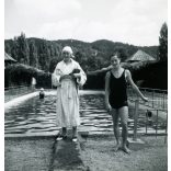 3 darab fotó. Farkaslyuk, munkás szabad fürdő (Ózd), Rimamurányi-Salgótarjáni Vasmű Rt., helytörténet, Horthy-korszak, 1930-as évek, Eredeti fotó, papírkép.   