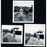3 darab fotó. Farkaslyuk, munkás szabad fürdő (Ózd), Rimamurányi-Salgótarjáni Vasmű Rt., helytörténet, Horthy-korszak, 1930-as évek, Eredeti fotó, papírkép.   