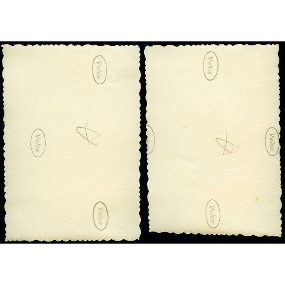 2 darab fotó, Magyar honvédek bevonulása, Kassa, Felvidék, katona, egyenruha, magyar zászló, náci horogkeresztes zászlók, 2. világháború, helytörténet, 1938, 1930-as évek, Horthy-korszak, Eredeti fotó, papírkép.  