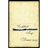 SOLE fényképész, Brassó, Erdély, magyar katona egyenruhában, bajusz, 1. világháború, 1915, 1910-es évek, monarchia, Eredeti fotó, hátulján feliratozott papírkép, sarkán törésnyom, ritka műterem. 