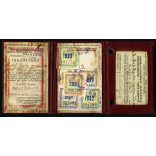 MÁV arcképes igazolvány, Antal Gyula Lajos fia részére, bélyegekkel, közlekedés, vasút, vonat, Horthy-korszak, 1930-as évek, monarchia, Eredeti arcképes igazolvány fotóval.  