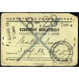 Belépőjegy a Szent-Margitszigetre, Szekrény bérletjegy Nagystrand Fürdő Siófok, Budapest, Siófok, arcképes igazolvány Máthé Margit részére, strand, Balaton, Horthy-korszak, 1940-es évek, Eredeti fotó, papírkép, dupla arcképes igazolvány.  