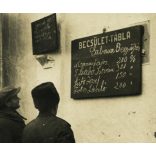 Becsület tábla, gabona begyűjtés, vendéglátás, italmérés, kocsma, Kőbányai sör reklám, , kommunizmus, falu, paraszt,  1950-es évek, Eredeti fotó, papírkép.  