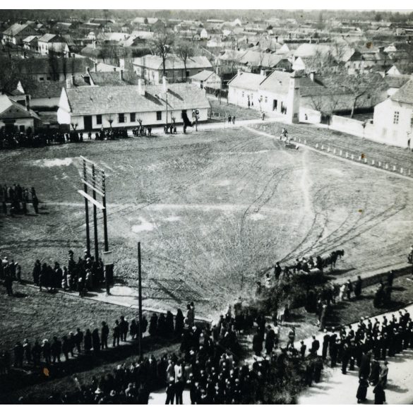 Az Evangélikus Gimnázium ünnepsége, Szarvas, helytörténet,  1930-as évek, Horthy-korszak, Eredeti fotó, papírkép.  