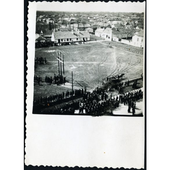 Az Evangélikus Gimnázium ünnepsége, Szarvas, helytörténet,  1930-as évek, Horthy-korszak, Eredeti fotó, papírkép.  