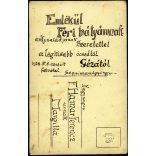 Gáll Béla műterme, Sepsiszentgyörgy (Tusnádfürdő ?), Erdély, elegáns bajuszos férfi, F. Hamar Géza portréja, 1928, 1920-as évek, Horthy-korszak, helytörténet. Eredeti fotó, jelzett, szignózott, aláírt papírkép, hátulján feliratozott.   