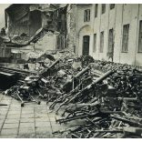 Hadizsákmány, lefoglalt lengyel fegyverek Varsóban, Lengyelország, 2. világháború, katona, Horthy-korszak, 1939, 1930-as évek, Eredeti sztereó fotó, hátulján feliratozott gyűjteményes papírkép. 