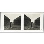 Hadizsákmány, lefoglalt lengyel fegyverek Varsóban, Lengyelország, 2. világháború, Horthy-korszak, 1939, 1930-as évek, Eredeti sztereó fotó, hátulján feliratozott gyűjteményes papírkép. 