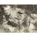 Tábori posta 622, Virágh János (1. honvéd gyalogezred), levele kislányának, egyenruha, 1. világháború, katona, monarchia, 1917. VII. 31., 1910-es évek, Eredeti fotó, papírkép, hátulján feliratozott Tábori posta. 