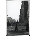 Romos laktanya, Budapest, forradalom, ötvenhat, IX. kerület, Üllői út, Ferenc körút sarka, kommunizmus, 1956, 1950-es évek, Eredeti fotó, papírkép.  