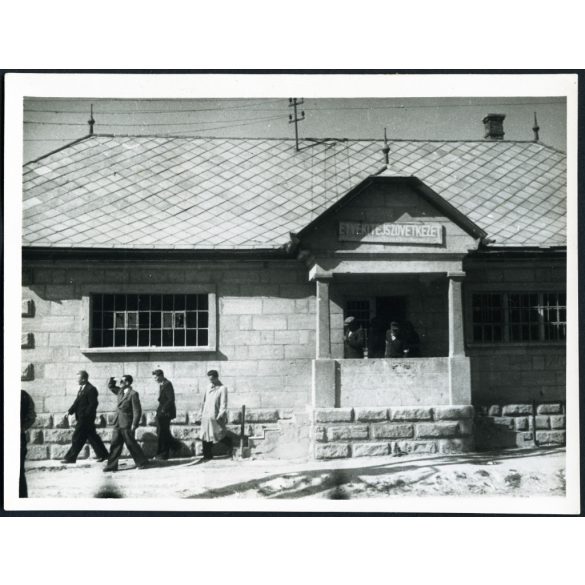 Tejszövetkezet, Etyek, tejipar, mezőgazdaság, kommunizmus, helytörténet, Eredeti fotó,  papírkép.   