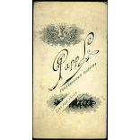 Nagyobb méret, Papp műterem, magyar katona huszár egyenruhában, sapkajelvény, retusált bajusz,  helytörténet, monarchia, 1890-es évek, Eredeti kabinetfotó.  