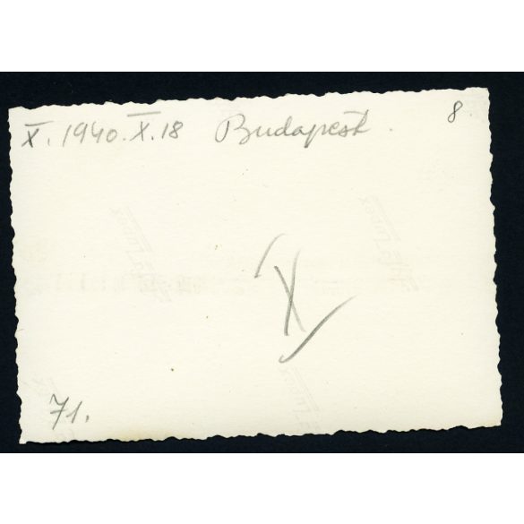 Déli pályaudvar bevezető szakasza, Budapest, jármű, közlekedés, helytörténet, 1940, 1940-es évek, Horthy-korszak, Eredeti fotó, hátulján feliratozott papírkép. 