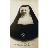 2 darab fotó, Mater Fauland Vincentia nővér, Sopron, Orsolyita zárda, apáca, egyház, vallás, 1900-as évek, monarchia, Eredeti fotó, papírkép. 