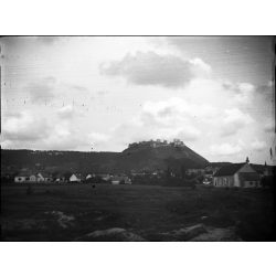   Fotó negatív, Sümeg látképe a várral, helytörténet, Horthy-korszak, 1930-as évek,  Eredeti nagyméretű fotó negatív!     